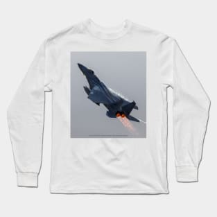 F-15C Afterburner & Vapor climb at dusk Long Sleeve T-Shirt